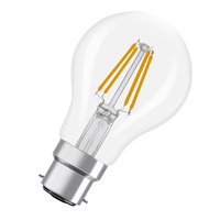 LED žárovka A60 B22d 3,4W = 40W 470lm 2700K teplá bílá 300° Filament STAR CLASSIC Osram