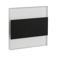 Schodišťové světlo LED 0,8W 14lm 4000K Neutral Square Black Terra Kanlux