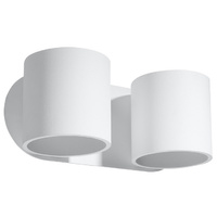 LED nástěnné svítidlo ORBIS 2xG9 Nástěnné svítidlo Top Down White SOLLUX
