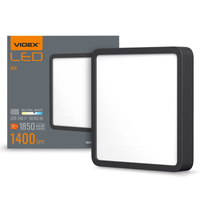 Plafond LED stropní svítidlo pro povrchovou montáž 15W 1850lm 4000K neutrální bílá Black Videx