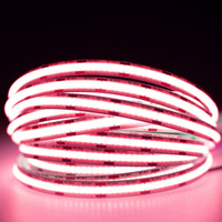 LED pásek COB 12V 45W 2400LED NEON Růžový 8mm 5m