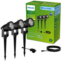 Sada 3x LED CAPER GardenLink Venkovní světlo 1,5W 24V 2700K IP44 Mobilní pohon PHILIPS