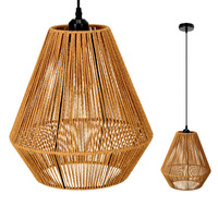 Bambusová dekorativní závěsná lampa E27 Sibu Kobi