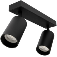 Stropní svítidlo QUALIS SPOT Reflektor Halogenové svítidlo 2xGU10 Black
