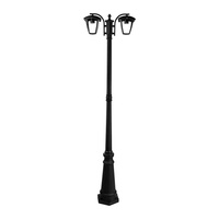 Zahradní lampa Lucerna 2xE27 vysoká 199CM černá VT-739 V-TAC