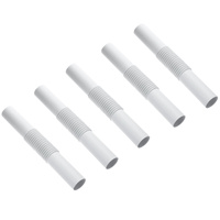 Flexibilní kompenzační konektor ZCL 20 mm PVC bílý 5 ks