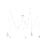 Stropní svítidlo SPIDER 9744 Nowodvorski White 5xE27 Závěsné svítidlo Spider 300 cm Moderní