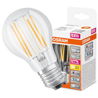 LED žárovka A60 E27 11W = 100W 1521lm 2700K teplá bílá CRI90 300° stmívatelná vlákno SUPERSTAR PLUS CLASSIC Osram