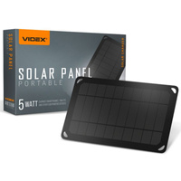 Přenosná solární nabíječka USB kabel 3v1 100cm 5W IP68 VIDEX