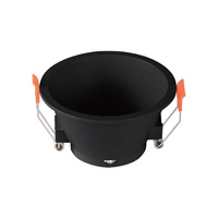 Stropní svítidlo zapuštěná montáž GU10 kulatá černá VT-925 V-TAC