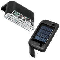 LED reflektor Solární venkovní zahrada 0,06W lm 3000K teplý se soumrakovým senzorem IP44 černý Photon Kobi