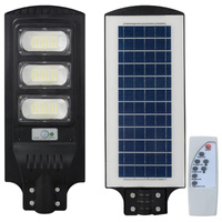 Reflektor LED 200-1000lm 6000K IP65 10W Solar Black se senzorem pohybu a soumraku + dálkové ovládání STREET-9 GOLDLUX (Polux)