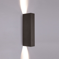 MALMO 9705 Nowodvorski Nástěnná lampa Černá 6xGU10 Obdélníková nástěnná lampa Ocel Moderní