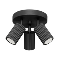 Stropní svítidlo Plafond Tuba Spot 3x GU10 Black Carbon Deep Space SL.1582 Sollux