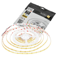 Venkovní LED pásek 5W 475lm 4000K Neutral 1600LED 12V 5m IP65 CRI90 Tramo Premium Kobi