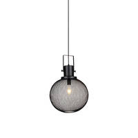 Závěsné svítidlo E27 Černé stínidlo Mřížka VT-7332 V-TAC