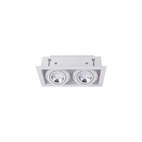 DOWNLIGHT II Stropní svítidlo 9574 Nowodvorski Bílá 2xGU10 zapuštěné bodové Moderní