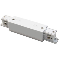 Přímý konektor pro třífázové přípojnice. bílý