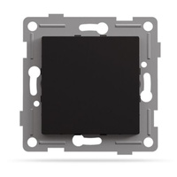 Kryt pro rámeček zásuvky spínače černý BINERA VIDEX