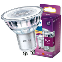 GU10 LED žárovka 3.5W = 35W 255lm 2700K teplá bílá 36° reflektor PHILIPS