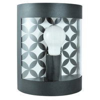 Nástěnné svítidlo venkovní zahradní nástěnné svítidlo MURET E27 GOLDLUX (Polux) černé