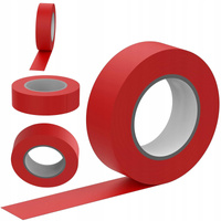 Silná PVC vodotěsná izolační páska 15 mm x 0,13 mm červená 10 m
