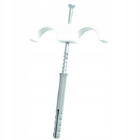 HP-2K Dvouhákový montážní držák + rozšiřovací hmoždinka 50 ks ECOLIGHT