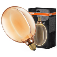 Dekorativní LED žárovka G183 Sphere E27 4W = 22W 220lm 1800K teplá bílá 330° Filament Dimmable Vintage 1906 Osram