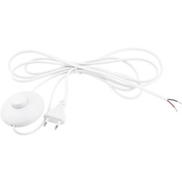 Nožní spínač s bílým kabelem