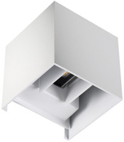 Svítidlo na fasádní LED svítidlo REKA Bílé NAHORU A DOLŮ 7W 500lm 840 Neutrální bila IP54 Kanlux