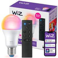 LED žárovka E27 A60 8,5W = 60W 806lm 2200-6500K RGB + TW Smart SMART WiFi Bluetooth aplikace WiZ + dálkový ovladač Controller
