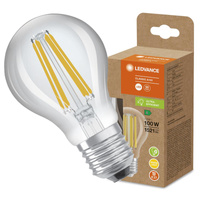 LED žárovka A60 E27 7,2W = 100W 1521lm 3000K teplá bílá FILAMENT LEDVANCE