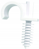 Držák pro montáž na jeden háček RING-32 White 50 ks ECOLIGHT