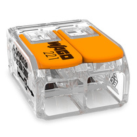 WAGO 221-612 Quick Connect Instalační konektor pro KABEL 2x0.5-6mm