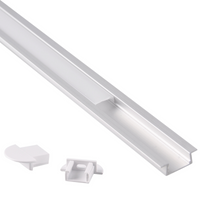 Hliníkový kryt profilu pro LED pásky Silver Sanico Goldlux