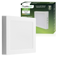 Stropní svítidlo LED pro povrchovou montáž 12W Square 4000K GLOW White LUMILED