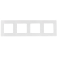 Čtyřnásobný rámeček pro vypínače a zásuvky. bílý LEGRAND NILOE