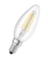 2x LED žárovka B35 svíčka E14 4W = 40W 470lm 2700K teplá bílá 300° Retrofit Filament CLASSIC Osram