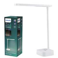 LED stolní lampa TILPA 5W 5000K stmívatelná bílá PHILIPS