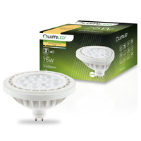 Žárovka LED ES111, GU10 15W = 100W 1521lm 4000K neutrální bílá 38° LUMILED