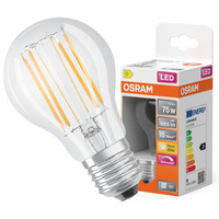 E27 A75 LED žárovka 8W = 75W 1055lm 2700K Teplá bílá 320° vlákno OSRAM STAR DIM