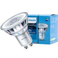 LED žárovka GU10 2.7W = 25W 225lm 3000K Teplá bílá 36° PHILIPS
