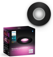 LED Xamento 4,2W IP44 CCT RGB Kruhové černé svítidlo do koupelny PHILIPS HUE Bluetooth