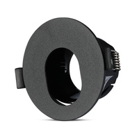 Stropní zapuštěné svítidlo GU10 Očko kulaté černé VT-874 V-TAC