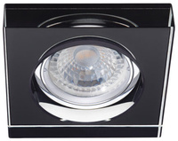 Halogenová bodová LED dioda GU5,3 Square Black Morta Kanlux k montáži pod omítku