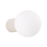 Koupelnové nástěnné svítidlo G9 Round Beige Modern Matte IP44 Halo Sollux