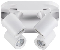 LED GU10 LED reflektor Stropní svítidlo nastavitelné kulaté bílé Laurin Kanlux