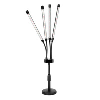 LED lampa pro podporu růstu rostlin nastavitelná 10W černá Vitaro Kobi