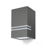 Zahradní venkovní nástěnné svítidlo GU10 IP44 Grey Quazar Kobi