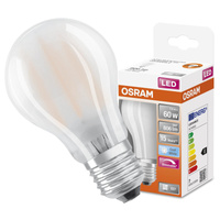 LED žárovka E27 A60 6,5W = 60W 806lm 4000K neutrální bílá 300° stmívatelná vlákno OSRAM SUPER STAR